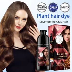 Herbal Extract Instant Hair Color Shampoo for Men & Women