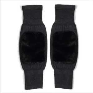 Universal anti-cold thickened plush knee pads