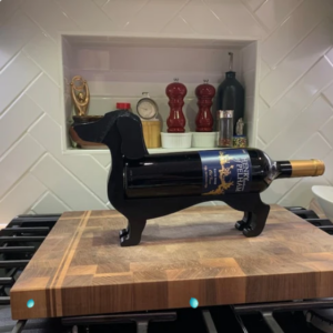 Dachshund wine bottle holder