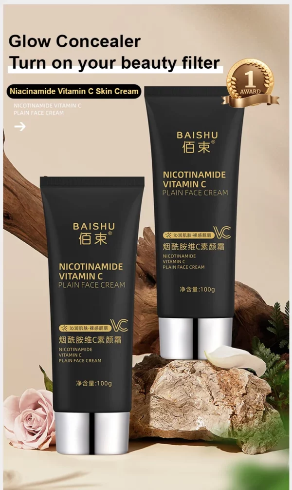 Niacinamide Vitamin C Black Tube Skin Cream