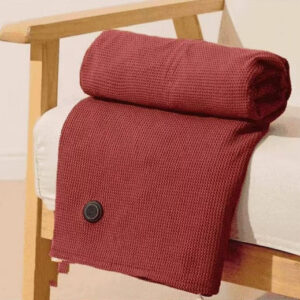 Portable Soft Zipper Electric Heated Blanket Shawl