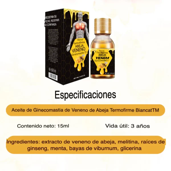 Biancat™ ThermoFirm Bee Liquid Gynecomastia Oil