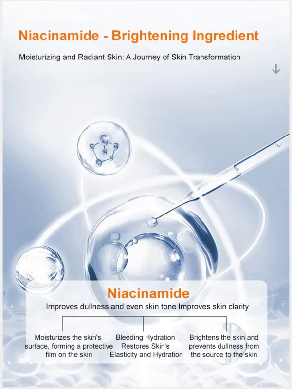 Niacinamide Vitamin C Black Tube Skin Cream