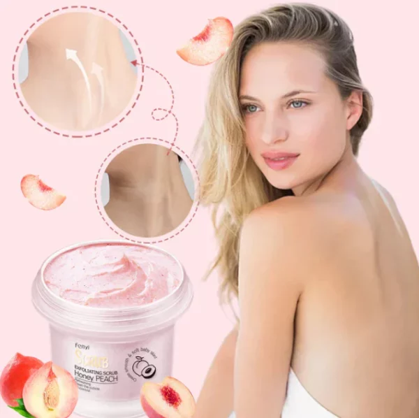 Peach Brightening Exfoliating Body Scrub 100g