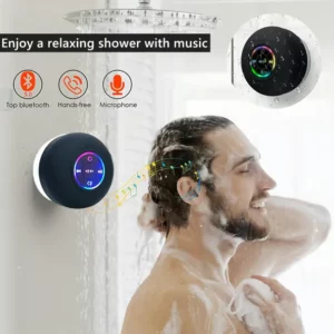 Waterproof Wireless Bluetooth Speakers with LED Light