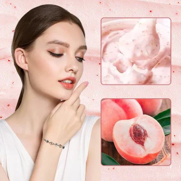 Peach Brightening Exfoliating Body Scrub 100g