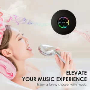 Waterproof Wireless Bluetooth Speakers with LED Light