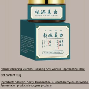 Whitening Blemish Reducing Anti-wrinkle Rejuvenating Mask