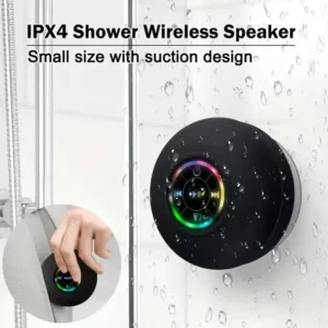 Waterproof Wireless Bluetooth Speakers with LED Light