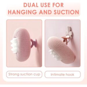 Suction Cup Super Soft Bath Sponge Flower