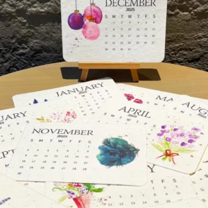 Eco-Friendly Plantable Seed Calendar 2025