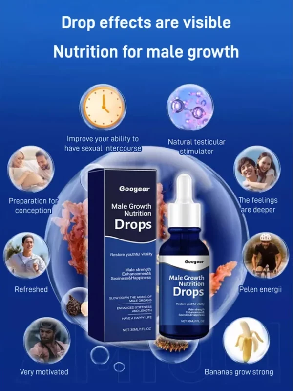 Goyeer Men Growth Nutrition Drops Made In USA