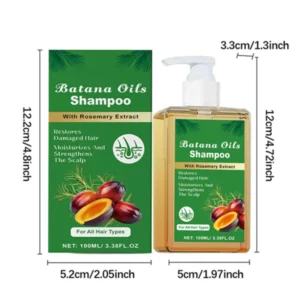 Batana Oil Shampoo with Rosemary Extract