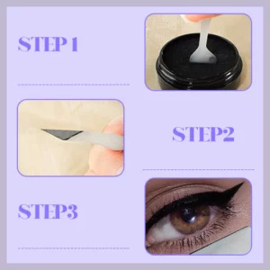 Waterproof Silicone Winged Tip Eyeliner Stencils