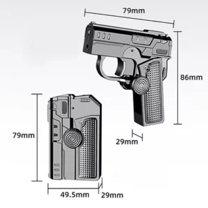 Multifunctional folding windproof lighter