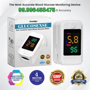 Oveallgo™ GlucoSense Non-Invasive Laser Blood Glucose Meter【99.9%Accuracy👍Latest R&D in Medical Technology】