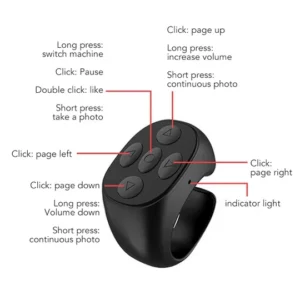 Fingertip Wireless Bluetooth Remote Control