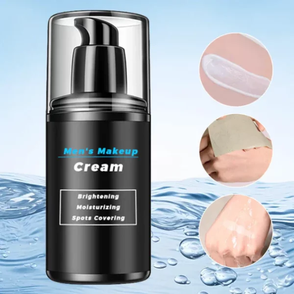 Mens Makeup Cream for Brightening Moisturizing Spots Covering