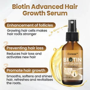 CVREOZ™ Biotin Hair Growth Premium Serum - Proven and Tested by Experts!