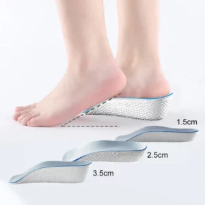 Scientific corrective leg insole, invisible height increase full size must have!