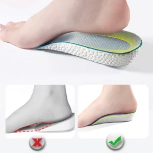 Scientific corrective leg insole, invisible height increase full size must have!