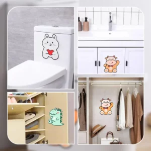 Creative Cartoon Toilet Deodorant Stickers