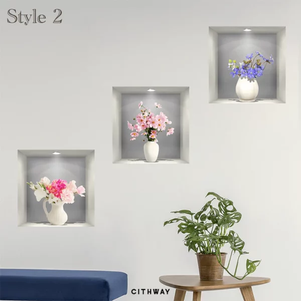 Cithway™ Self-Adhesive 3D Plant Wall Stickers