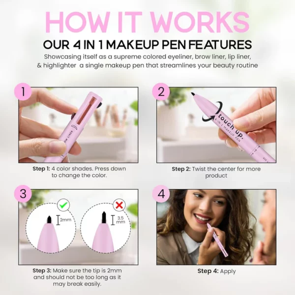 4 in 1 Make Up Pen