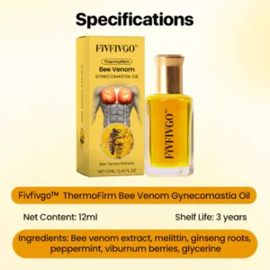 Fivfivgo™ ThermoFirm Bee Venom Gynecomastia Oil