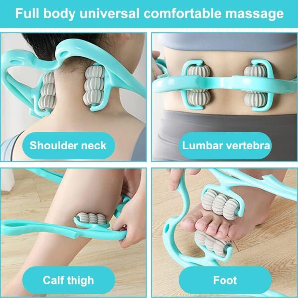 6 Wheel Pressure Point Neck Massager