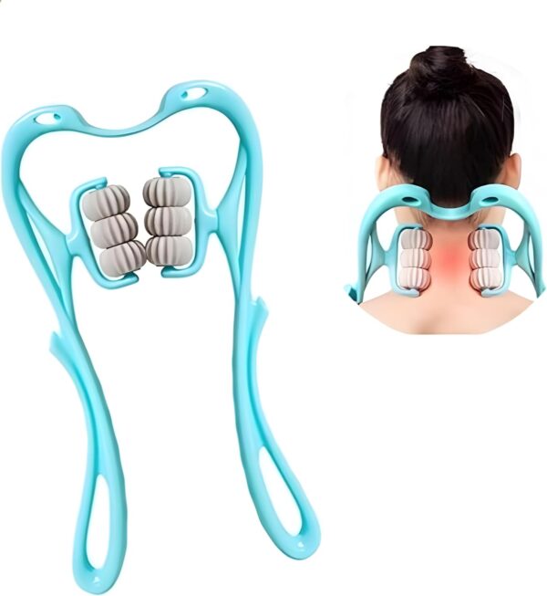 6 Wheel Pressure Point Neck Massager