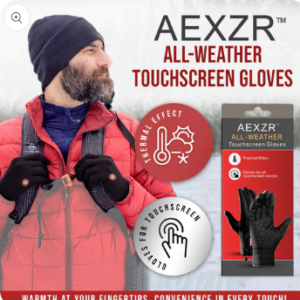 AEXZR™ All-Weather Touchscreen Gloves