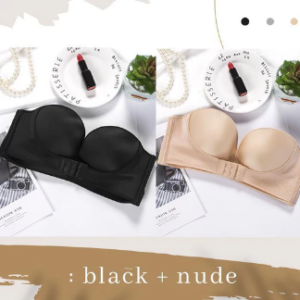 Front Buckle Strapless Ultra lift Bra