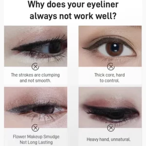 LONG LASTING WATERPROOF QUICK DRYING EYELINER GEL