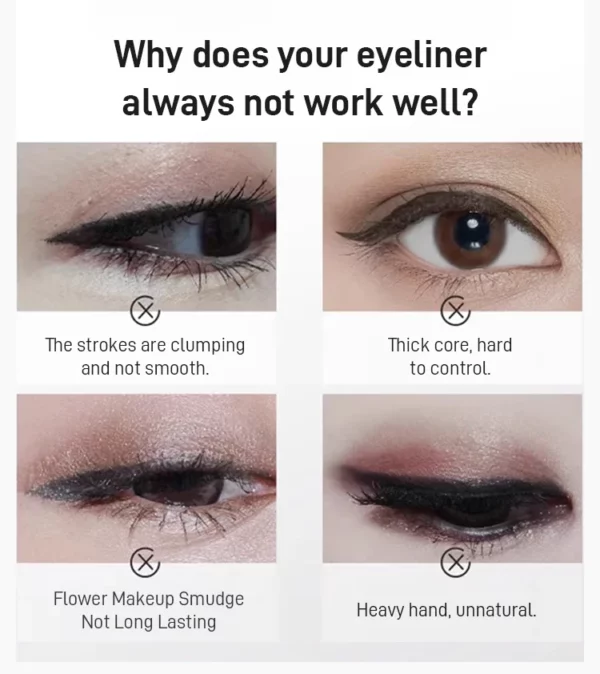 LONG LASTING WATERPROOF QUICK DRYING EYELINER GEL