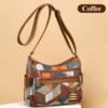 Vintage Geometric Pattern Bag With Adjustable Strap