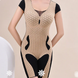 Women's Short Sleeve Bra Free Shapewear Bodysuit