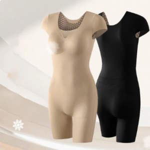 Women's Short Sleeve Bra Free Shapewear Bodysuit