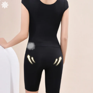 Women's Short Sleeve Bra Free Shapewear Bodysuit