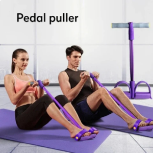 21 Fitness Resistance Bands-4 Tube Pedal Ankle Puller