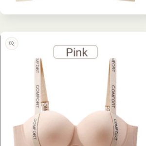 Women's padded push-up wireless comfort bra